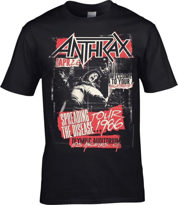 Actual product image Anthrax Spreading The Disease TS (XL)