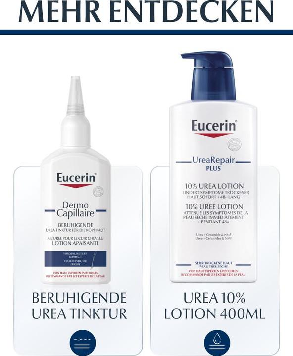 Produktbild Eucerin DermoCapillaire beruhigendes Urea Shampoo (250 ml, Flüssiges Shampoo)