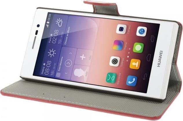 Image du produit MU Style Couverture en cuir avec motif (Huawei Ascend P7)