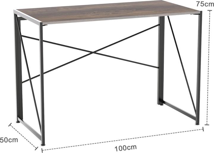 Produktbild Intirilife Rustikaler Tisch (100 x 50 x 75 cm)