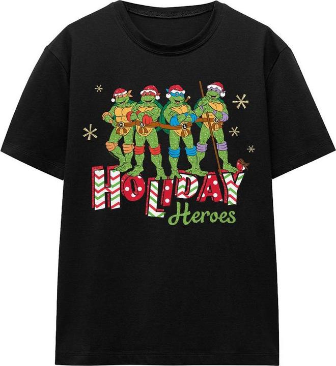Produktbild Teenage Mutant NT Holiday Heroes TShirt weihnachtliches Design (XL)