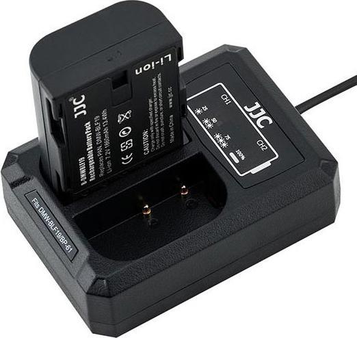 Produktbild JJC Duales USB-Ladegerät für Panasonic BLF19 / BLK22 (Kamera Akku Ladegerät)