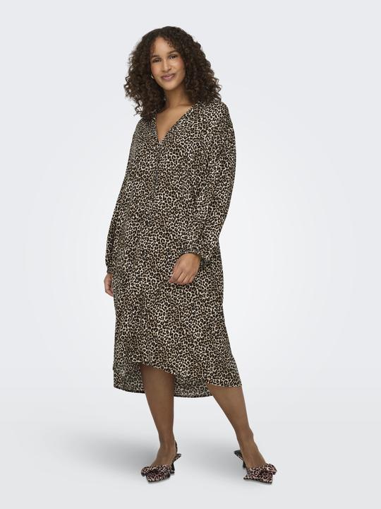 Produktbild Only CARNEWDENIZIA Langes Kleid Hemdblusenkleid (54)