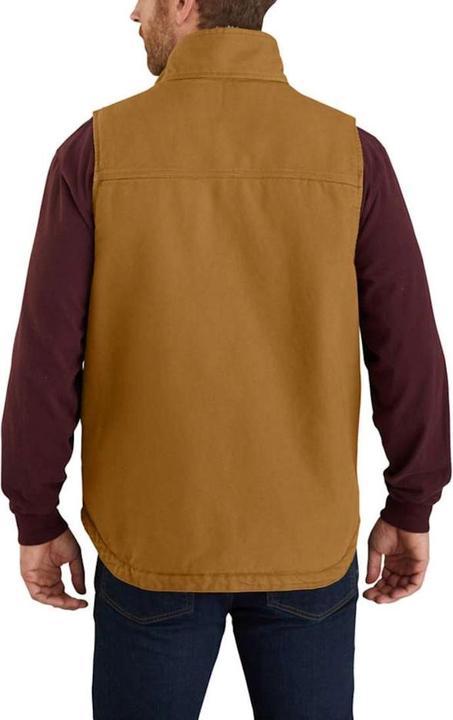 Produktbild Carhartt Washed Duck Lin.Mock Neck Vest ® Brown Gr.Xl (XL)