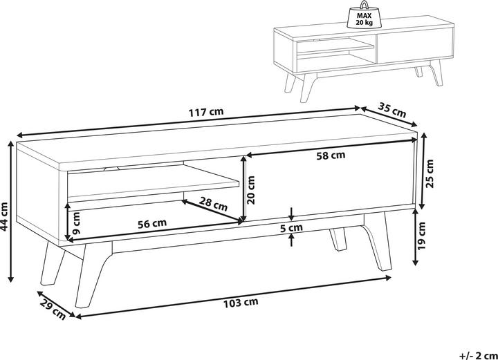 Actual product image Beliani Buffalo
