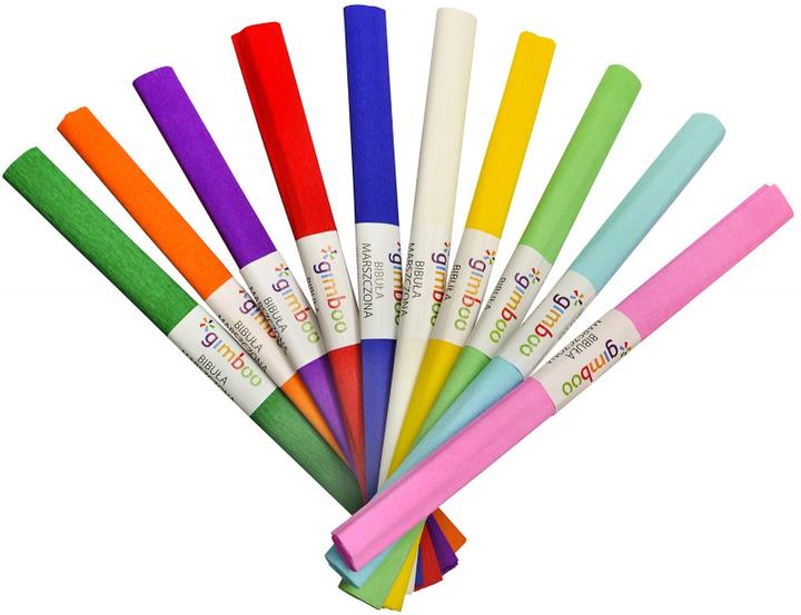 Produktbild Gimboo Krepppapierrolle,, 50x200cm, verschiedene Farben (25 g/m²)