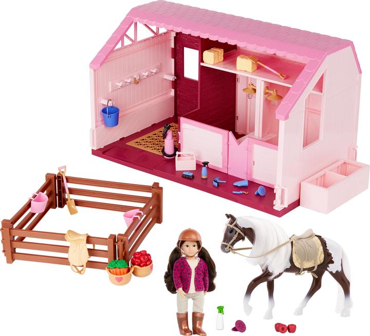 Produktbild Lori Puppe Philippa mit Pferdestall Set