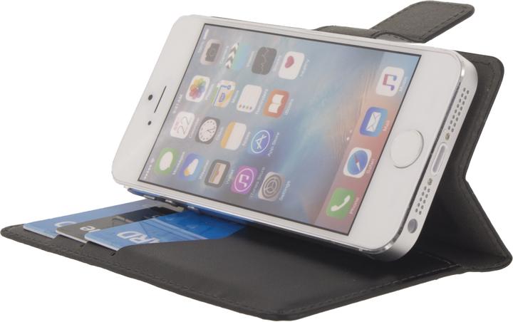 Actual product image Mobilizera Universal Cover Med Cortlommer M Sort Max125mm X 60mm (Sony Xperia Pro, Apple iPhone 5s, Samsung Galaxy W I8150, Apple iPhone SE, Nokia Asha 303, Nokia E6-00, Apple iPhone 5, Apple iPhone 4, Apple iPhone 4s, Doro 1370, Nokia 225, Samsung Omnia W I8350, Nokia X2-01, HTC Desire S, Apple iPhone 5c, HTC One V)