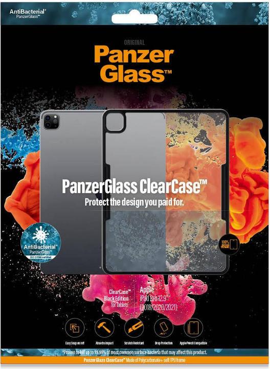 Actual product image PanzerGlass ClearCase (iPad Pro 12.9 2021 (5th Gen), iPad Pro 12.9 2018 (3. Gen), iPad Pro 12.9 2020 (4. Gen))