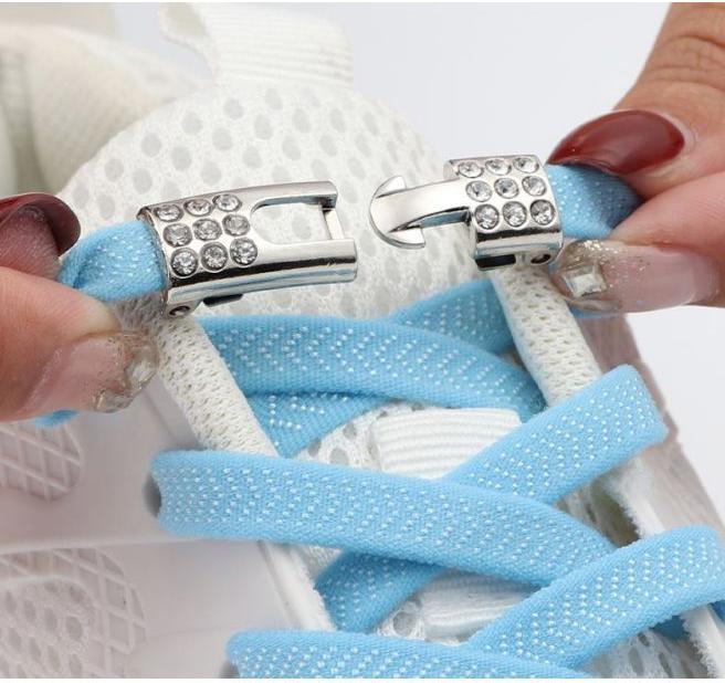 Produktbild MU Classic Elastic Bling Series 1 Paar Elastische Schnürsenkel ohne zu Binden