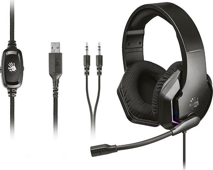 Image du produit A4Tech Bloody G260p USB+AUX3.5 czarne (Filaire)