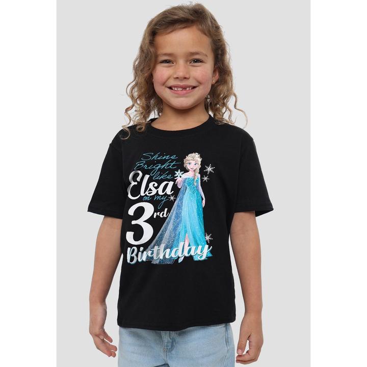 Immagine prodotto Disney Frozen Bright Like Elsa Maglietta Terzo Compleanno Bambini (116)