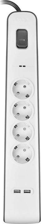 Image du produit Belkin BSV401VF2M (4 x, CEE 7/3, USB-A, 2 m)