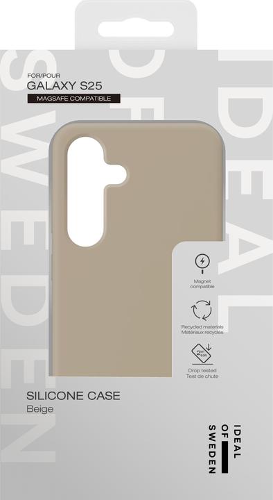 Actual product image iDeal Of Sweden Designer Magsafe Silicone-Cover Beige (Samsung Galaxy S25)