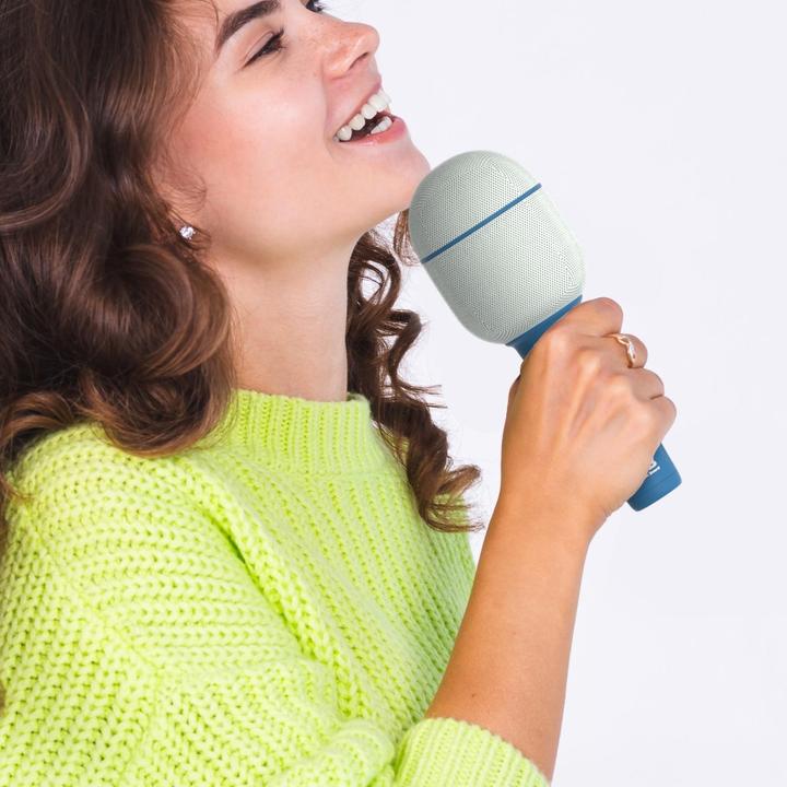 Actual product image MOB Karaoke microphone Groovy dark blue