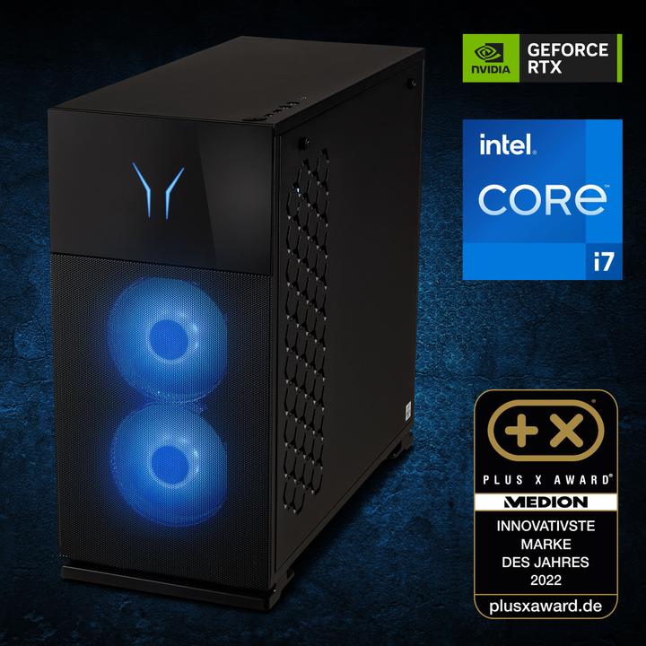 Actual product image Medion Erazer Hunter X30 RTX 4080 (Intel Core i7-13700K, 32 GB, 1000 GB, GeForce RTX 4080)