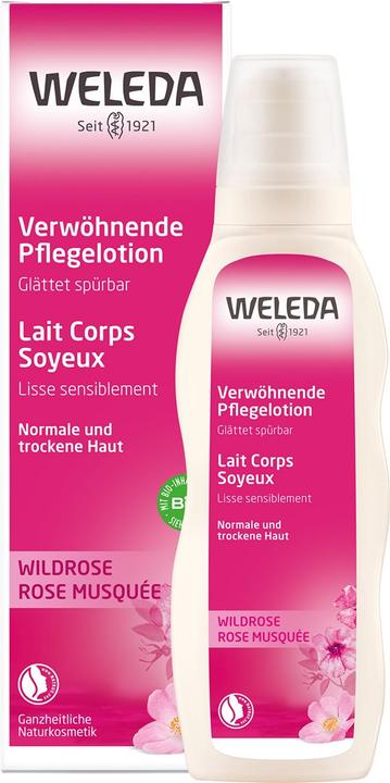 Image du produit Weleda Lotion de soin apaisante à la rose sauvage (Crème pour le corps, 200 ml)