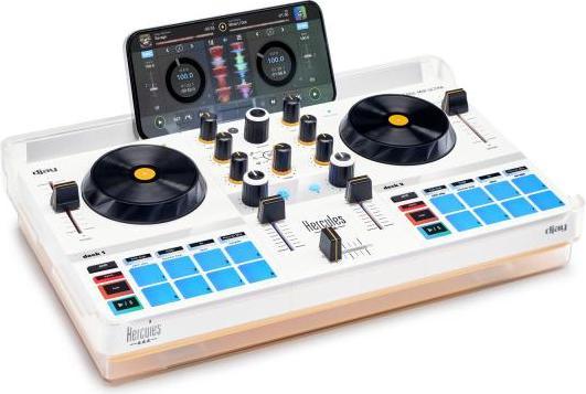 Actual product image Hercules DJControl Mix Ultra mobiler DJ-Controller mit Laptopständer