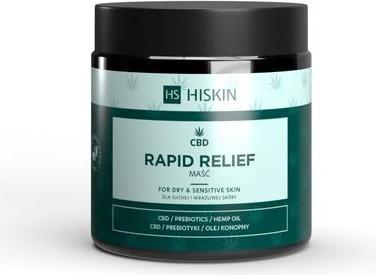Actual product image Hiskin Cbd - Rapid Relief For Dry & Sensitive S (Body cream, 120 ml)