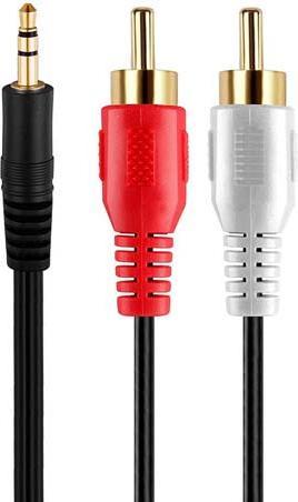 3M Stereokabel Cinch RCA auf 3,5 Zoll Buchse