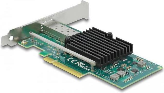 Image du produit Delock Carte PCI Express vers 1 slot SFP+ 10 Gigabit LAN (Ethernet, RJ45)