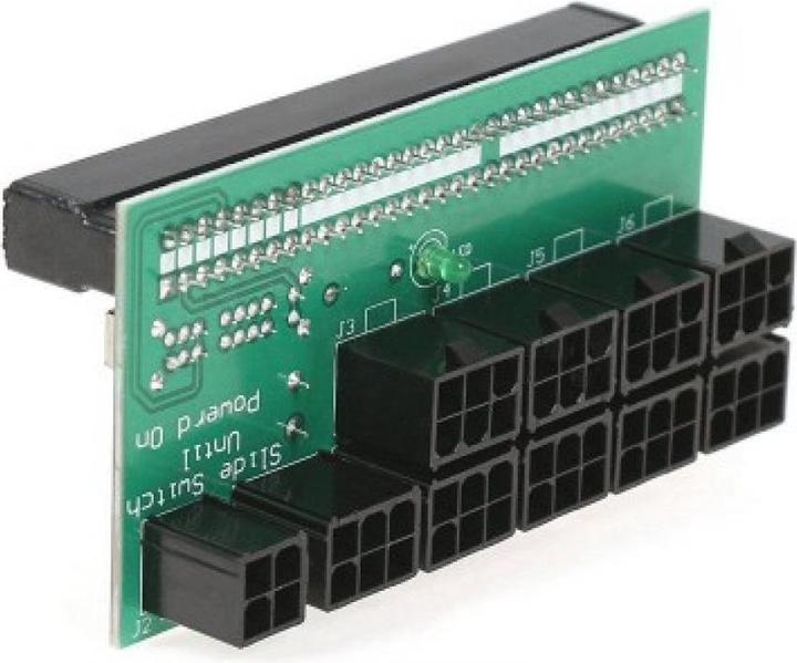Actual product image PowerGuard Adapter for HP Server Power Supply 9x 6-pin PCI-E Breakout Board