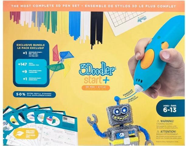 Produktbild 3Doodler Start Plus Costc komplektas rozszerzony 3D-Stift 0 77 mm Türkis