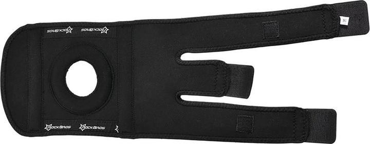 Actual product image Rockbros LF1106L sports protector for patella and knee joint, size L - black (2 pcs.) (L, Knee pad)