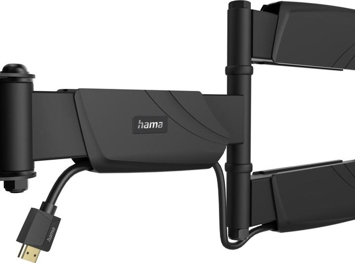 Produktbild Hama TV-Wandhalterung, schwenkbar, neigbar, Diebstahlschutz, 122 cm (48"), 25 kg (Wand, 48", 25 kg)
