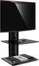 Produktbild Art STO D-50N Wand-Doppelregal D-50N 20KG zu DVD/Receiver schwarz