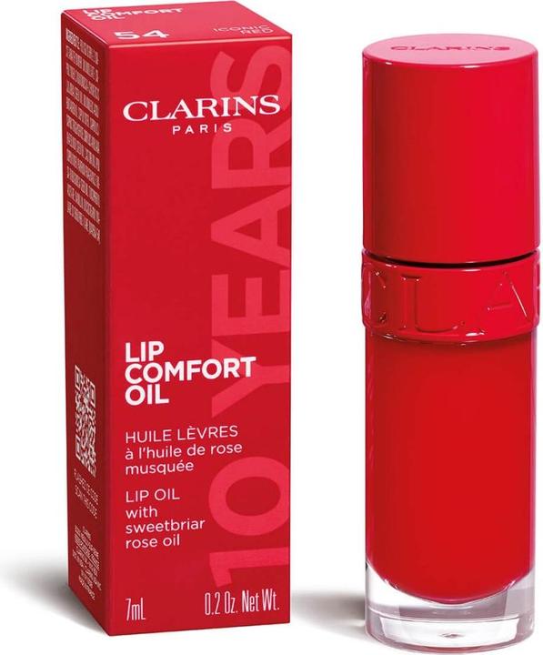 Clarins Lip Comfort Oil - Anniversary N54 Iconic Red (Öl, 7 ml)