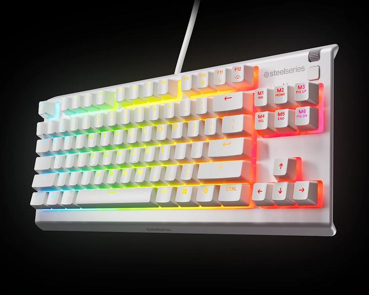 Image du produit SteelSeries Apex 3 TKL Gaming Toetsenbord Qwerty Wit (64819) (US, Filaire)