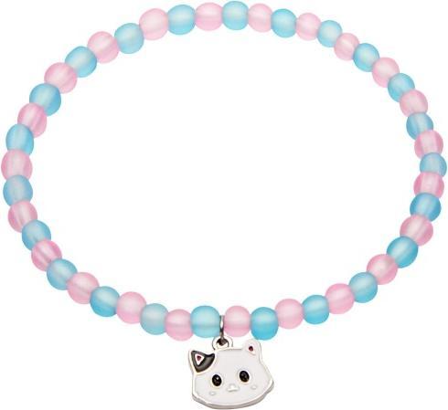 HCA Armband - "Happy Kids" - Kugelband - Katze (15 cm)