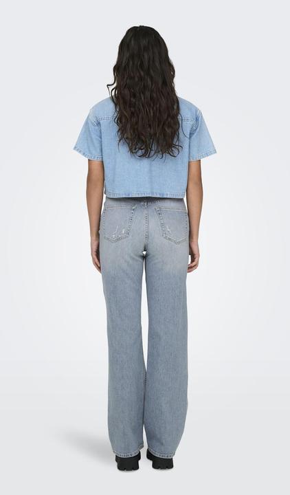 Actual product image Only ONLCAMILLE Hohe Taille Weiter Beinschnitt Jeans Jeans mit weitem Bein (27)
