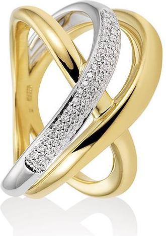 Breuning RING - BRILL. 0,305 Ct. H/si (52, 585/14 K Gold)
