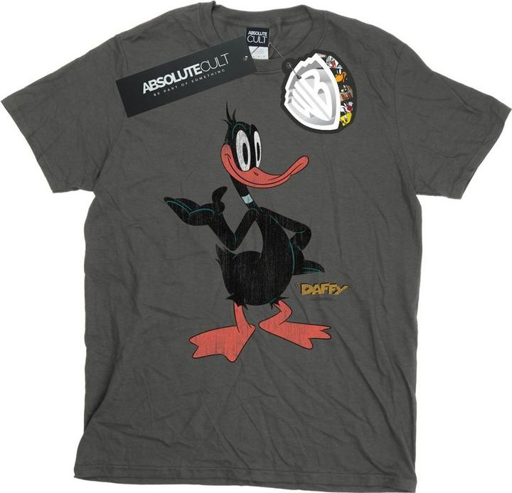 Looney Tunes Daffy Duck Distressed TShirt (XL)