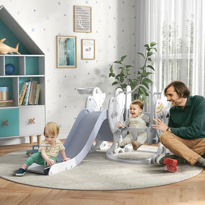 Produktbild Aiyaplay Kinderschaukel mit Rutsche und Ball