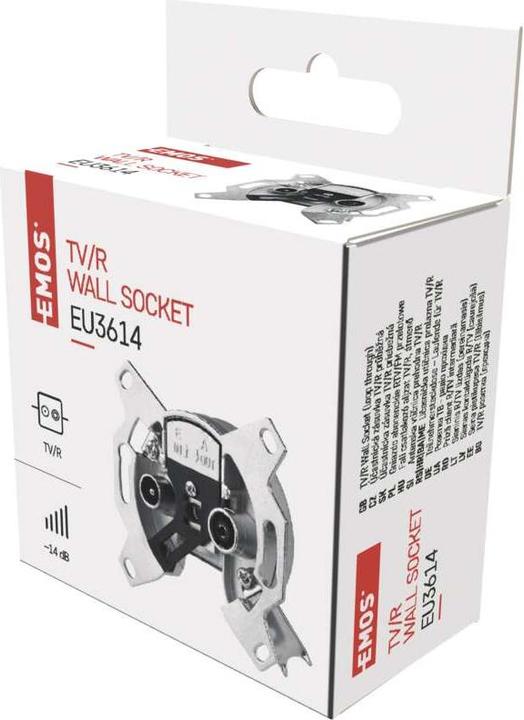 Actual product image Emos Antenna socket EU 3614 (Plug socket)