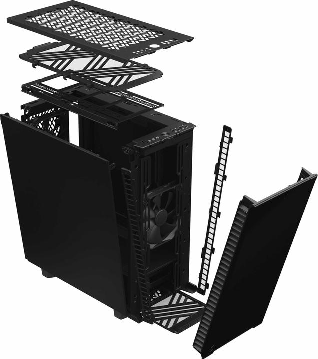 Produktbild Fractal Define 7 Compact Black Solid (ATX, mATX, Mini-ITX)