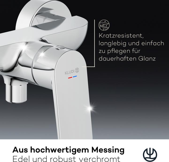 Produktbild Kludi X1 Duscharmatur Aufputz, Brause-Einhandmischer