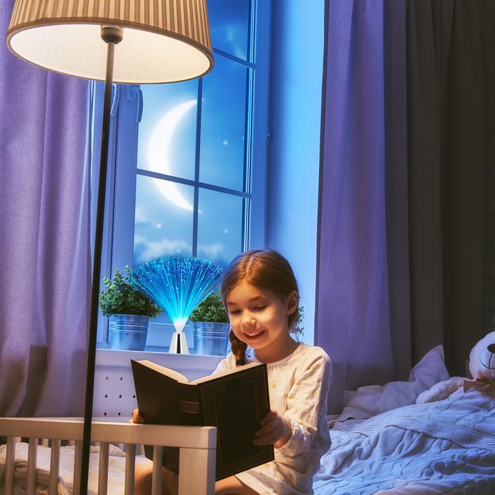 Produktbild Relaxdays Glasfaserlampe