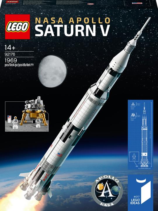 Actual product image LEGO NASA Apollo Saturn V (92176, LEGO Ideas, LEGO Rare Sets)