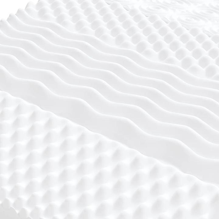 Actual product image VidaXL Schaumstoffmatratze 100 x 220 cm 7-Zonen Härtegrad 20 ILD (100 x 220 cm, Foam core)