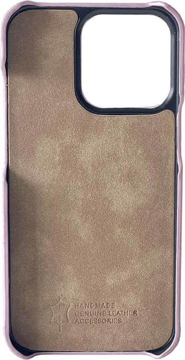 Image du produit Mike Galeli Couverture rigide en cuir véritable Lenny rose (Apple iPhone 14 Pro Max)