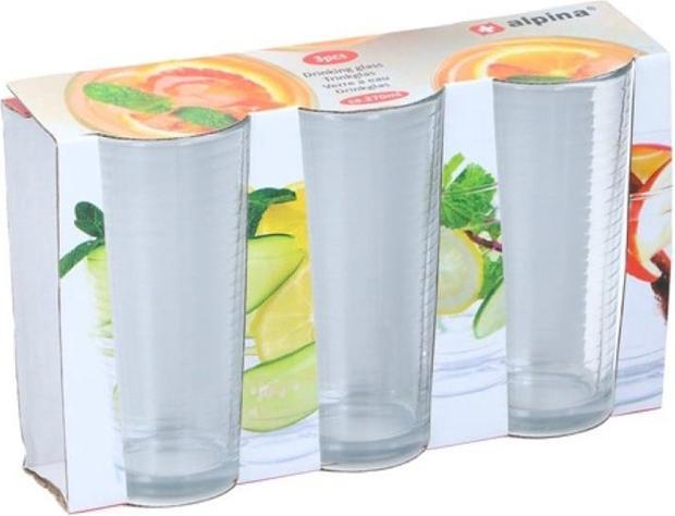 Image du produit alpina Verre à boisson 270ml 3pcs (0.27 l, 3 x)