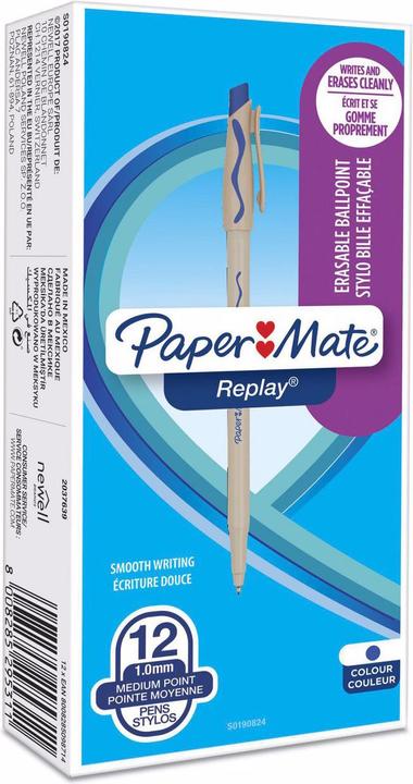 Actual product image Paper Mate Replay (Grey, Blue)
