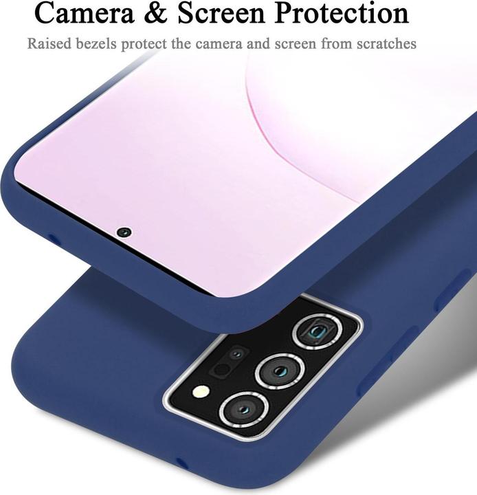 Productafbeelding Cadorabo TPU Liquid Silicone Case Cover (Samsung Galaxy Note 20+)