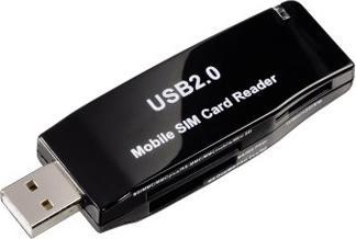 Produktbild Hama SIM-Karten Reader / Multi-Card-Reader (USB)