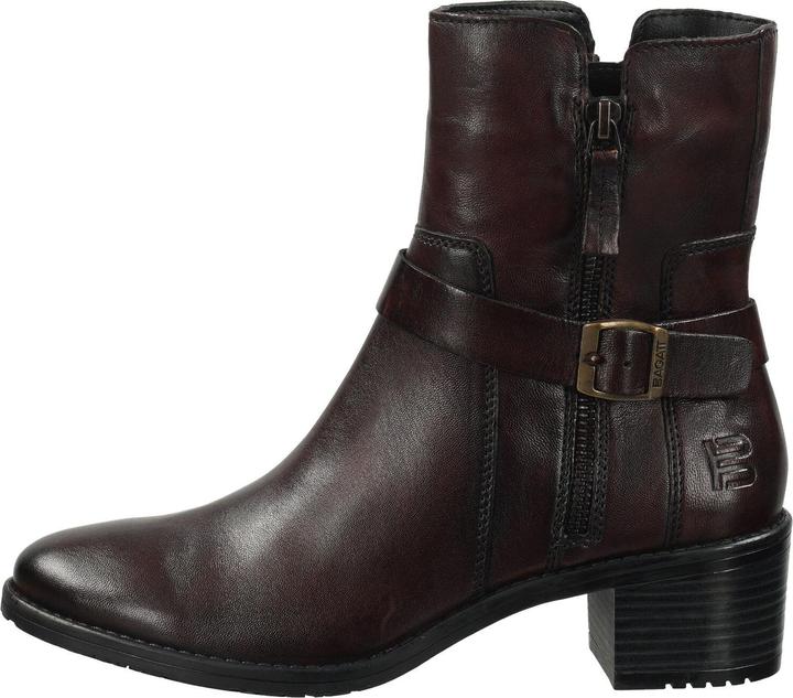 Actual product image Bugatti Ruby ankle boot Bordo leather (40)