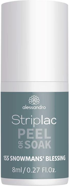 Immagine prodotto Alessandro Striplac Peel or Soak - Snowman's Blessing (Blu, Petrol, Grigio, Smalto pelabile)